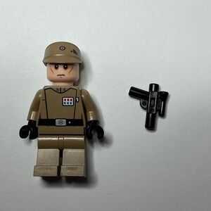 LEGO Star Wars Imperial Officer Minifigure Tan Uniform Blaster